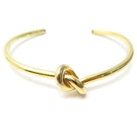 Céline-CELINE BRACELET KNOT EXTRA THIN KNOT 16CM IN GOLDEN METAL GOLDEN-Golden