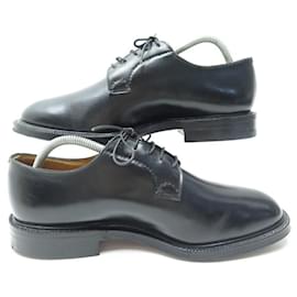 Church's-CHURCH'S SHANNON SHOES 9F 43 BLACK LEATHER SHOES DERBY-Black