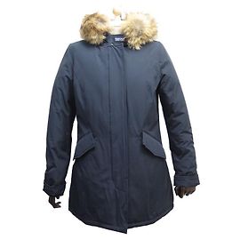 NEW WOOLRICH DOWN JACKET PARKA M 40 NEW COAT NAVY BLUE COTTON Navy blue