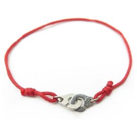 PULSEIRA DINH VAN Cuffs R8 319102 em ouro branco 18K CORDON ROUGE GOLD Prata