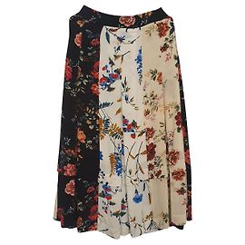 Saia floral Maje em viscose Multicor