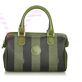 Fendi-Cartable Fendi Brown Pequin-Marron,Noir