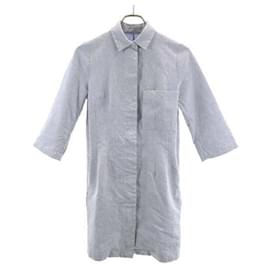 Maison Martin Margiela-[Used] Martin Margiela 2014 3/4 Sleeve Dress 36 light gray MARTIN MARGIELA MM6 Shirt dress-Grey