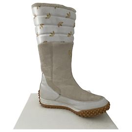 Adidas Boots White Beige