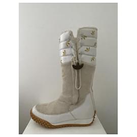 Adidas-Boots-White,Beige