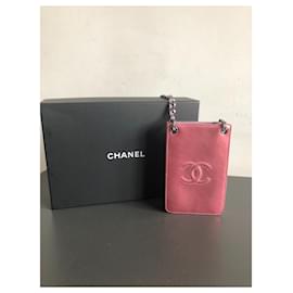 Chanel-Carcasa de telefono-Rosa