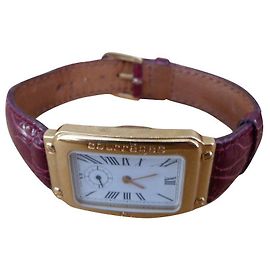 Courreges Belles montres Doré Bordeaux