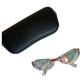 Gafas de sol Chanel Lentes arcoíris multicolores Multicolor