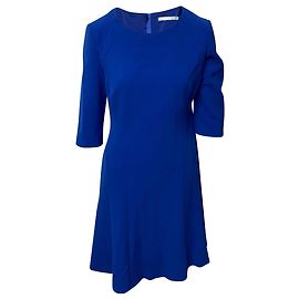 Robe Hugo Boss Dasona en Polyester Bleu Bleu