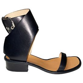Céline Sandali Celine Avignon in pelle nera Nero
