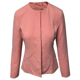 Max Mara Operoso Blazer aus rosa Polyester-Mischung Pink