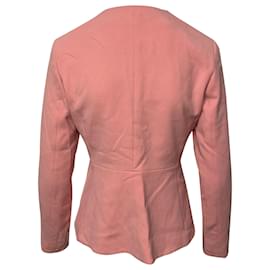 Max Mara-Max Mara Operoso Blazer in Pink Polyester Blend-Pink