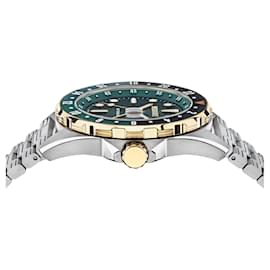 Missoni-Missoni Missoni GMT Traveller Bracelet Watch-Silvery,Metallic