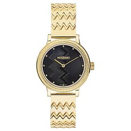 Orologio da polso Missoni Optic Zigzag D'oro Metallico