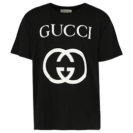 Camiseta Gucci Logo Multicor