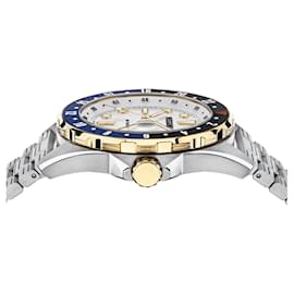 Missoni-Missoni Missoni  GMT Traveller Bracelet Watch-Metallic