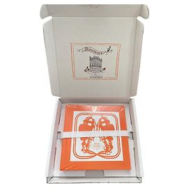 Hermès Pop-up Buch Foulard Designs Orange Orange