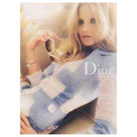 Christian Dior-CRU! Dior 2005 Jaqueta Galliano Christian Dior Runway Primavera / verão Kate Moss-Azul