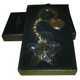 Givenchy-keychain / givenchy bag charm signed new in box-Golden