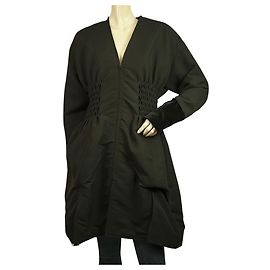 Christian Lacroix Black Wool Coat Size 38 Black