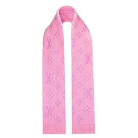 Louis Vuitton-LV Scarf logomania new-Pink