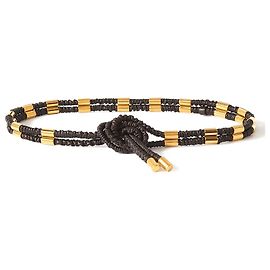 Bottega Veneta Ruched leather and gold-tone belt Dark brown