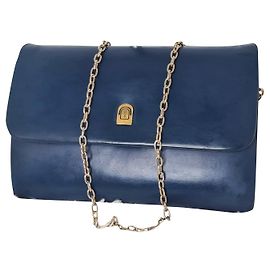 Sac à main Gucci en cuir bleu Bleu