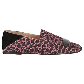 Sergio Rossi sr1 Glitter Animal-Print Loafers Multiple colors