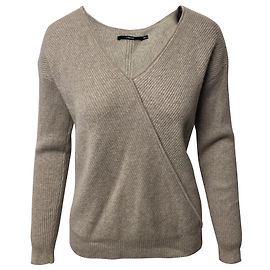 Pull réversible Loran J Brand en cachemire gris Gris