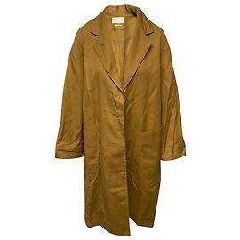 Abrigo extragrande Isabel Marant Etoile de algodón marrón Castaño