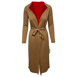 Gabriela Hearst Nancy Wrap Reversible Jacket in  Brown Wool Brown