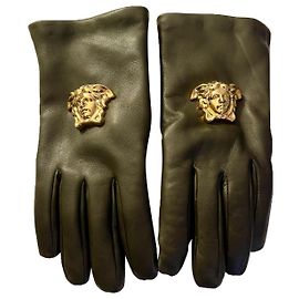Versace Handschuhe Khaki
