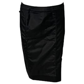 Yves Saint Laurent Tom Ford Jupe Noire en Laine Noire Noir