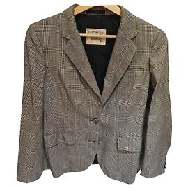 Burberry vintage - Women's blazer gray Grey