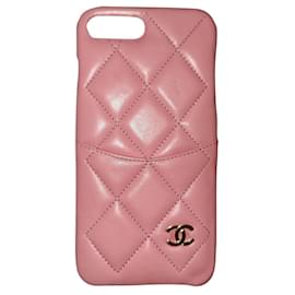Chanel-19S Supporto per telefono rosa-Rosa