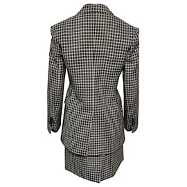Helmut Lang-Helmut Lang Checked Blazer in Multicolor Wool-Multiple colors
