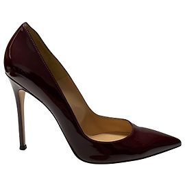 Zapatos de salón Gianvito Rossi en charol burdeos Burdeos