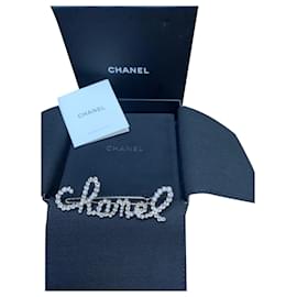 Chanel-Pasador-Hardware de plata