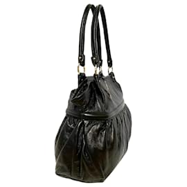 Fendi-Fendi Black Chef Leather Tote Bag-Black