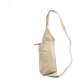 Balenciaga-[Used] BALENCIAGA body bag leather beige-Beige