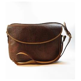 Etro-[Used] Etro Paisley PVC Leather Flap Bag Shoulder Bag-Brown