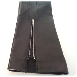 Chloé Black lambskin pants in excellent condition Black