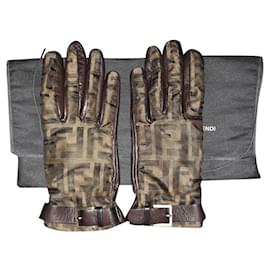 Fendi-Paar Fendi T-Handschuhe 8 ES-Braun