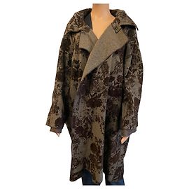Giacca Miller et Bertaux in lana marrone Marrone Marrone scuro