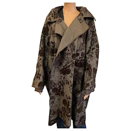 Miller et Bertaux Brown Wool Jacket Brown Dark brown