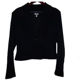 Dolce & Gabbana DOLCE AND GABBANA ONE BUTTON JACKET Black