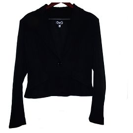 Dolce & Gabbana VESTE DOLCE ET GABBANA UN BOUTON Noir