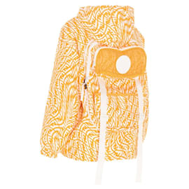 Fendi-FENDI x kway Vertigo Fendi jacket with FF monogram-White,Yellow