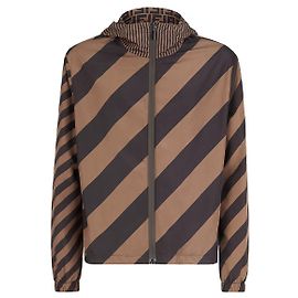 Fendi Wendejacke im Design Braun Dunkelbraun