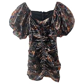 Isabel Marant-Isabel Marant Kleid mit Puffärmeln aus mehrfarbigem Polyester-Andere,Python drucken